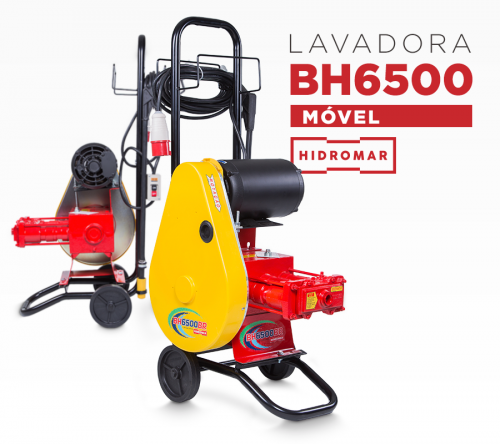 Lavadora de Pressão BH 6100 4 cv Trifásico 500 psi 42 L/min Hidromar - Loja  Proposto